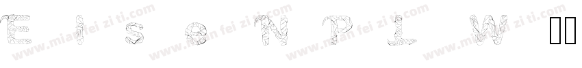 Else NPL W01 Semibold字体转换